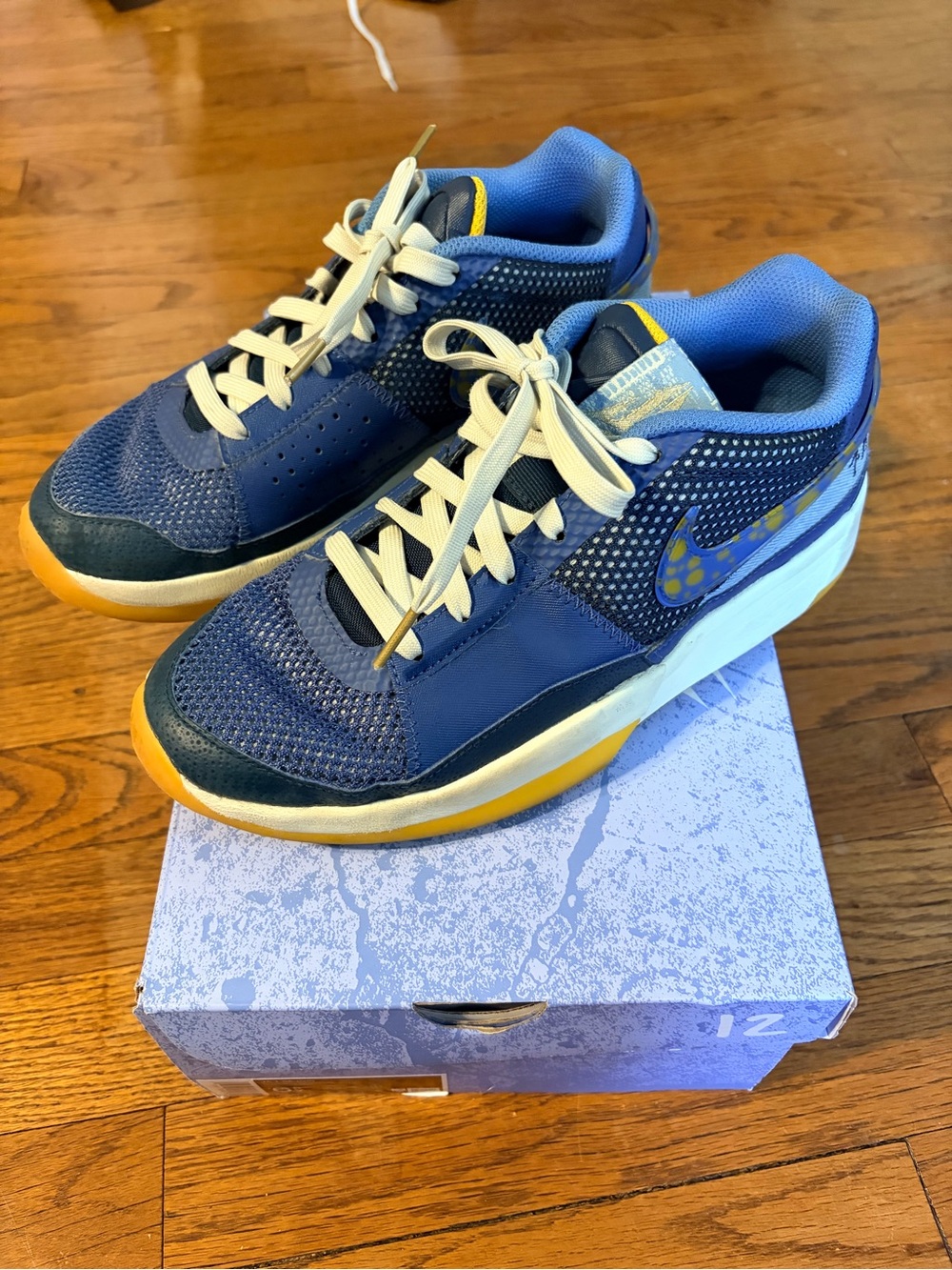 Nike Kids' Blue & Yellow Sneakers